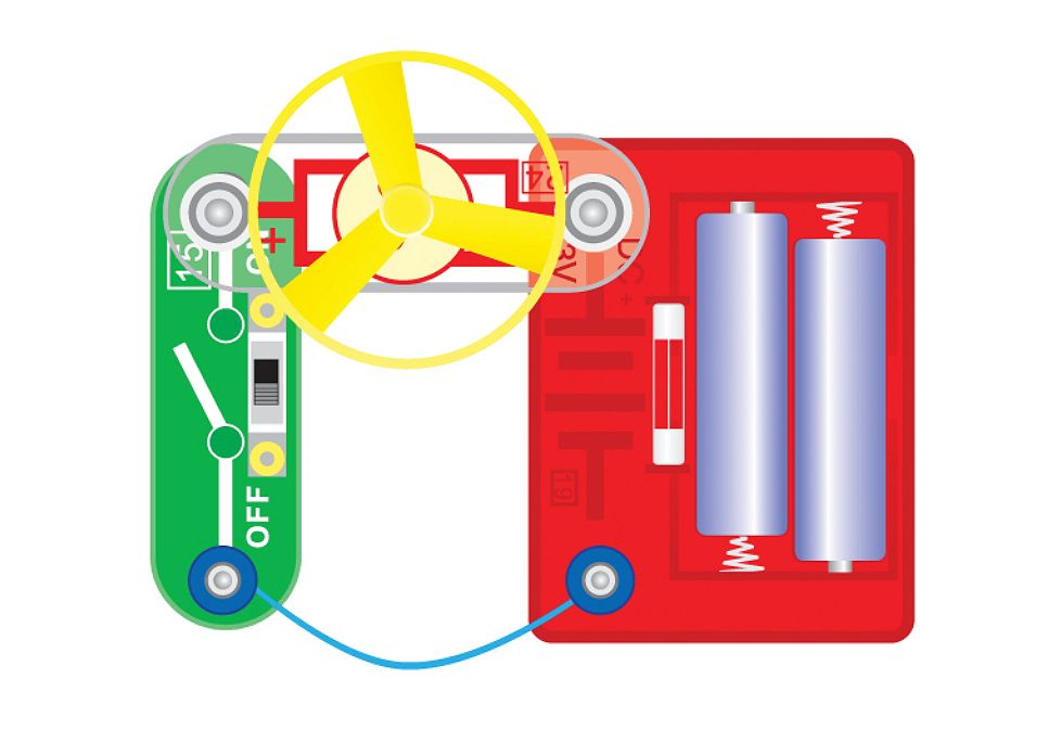 Zestaw edukacyjny - Sekrety elektroniki - mini motorówka z napędem elektrycznym - Dromader 87292