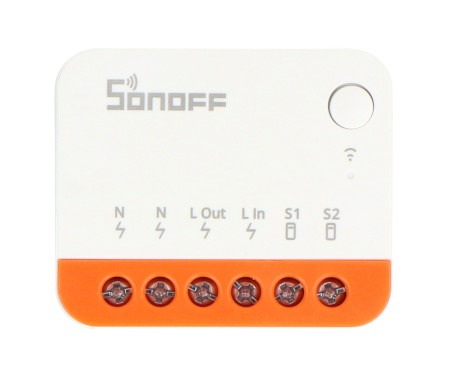 Sonoff Mini R4 - inteligentny dopuszkowy przekaźnik 240 V WiFi - aplikacja Android / iOS