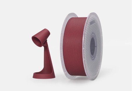 Filament Bambu Lab PLA-CF 1,75 mm 1 kg - w zestawie z wielorazową szpulą - Burgundy Red