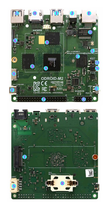 Odroid M2  - minikomputer z procesorem Rockchip RK3588S2 + 8 GB RAM