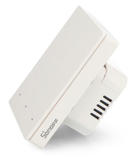 Sonoff M5-3C-80W - inteligentny włącznik ścienny WiFi / Matter - 3-kanałowy - biały