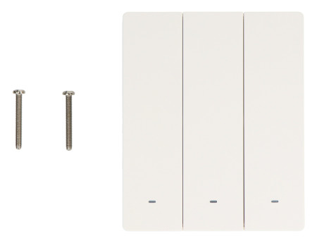 Sonoff M5-3C-80W - inteligentny włącznik ścienny WiFi / Matter - 3-kanałowy - biały