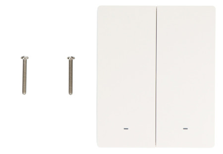 Sonoff M5-2C-80W - inteligentny włącznik ścienny WiFi / Matter - 2-kanałowy - biały
