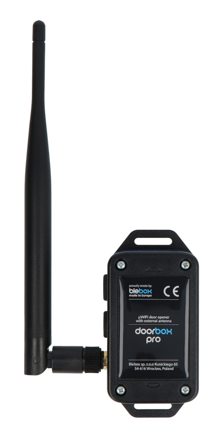 BleBox doorbox PRO - sterownik drzwi i furtek 12 - 24 V AC / DC WiFi - aplikacja Android / iOS