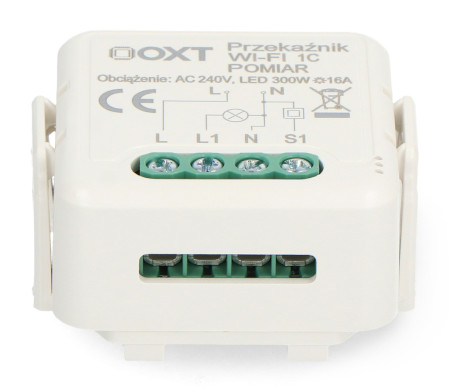 Tuya - jednokanałowy mini przekaźnik WiFi - aplikacja Android / iOS - OXT SWT21P