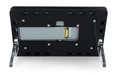 Obudowa ze stojakiem do wyświetlacza Raspberry Pi Touch Display 2 - Gravlaser RP-TD-2-2024