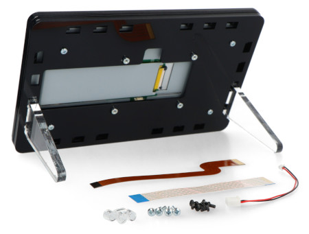 Obudowa ze stojakiem do wyświetlacza Raspberry Pi Touch Display 2 - Gravlaser RP-TD-2-2024