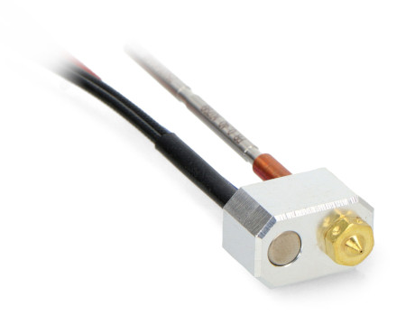 Głowica hotend do Nextrudera z dyszą mosiężną 0,4 mm do drukarek 3D Prusa MK4, XL, MK3.9, MK4S oraz CORE One - zmontowana