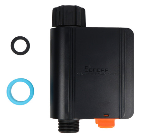 Sonoff SWV-BSP - inteligentny zawór 3/4'' z pomiarem zużycia wody - ZigBee - aplikacja Android / iOS