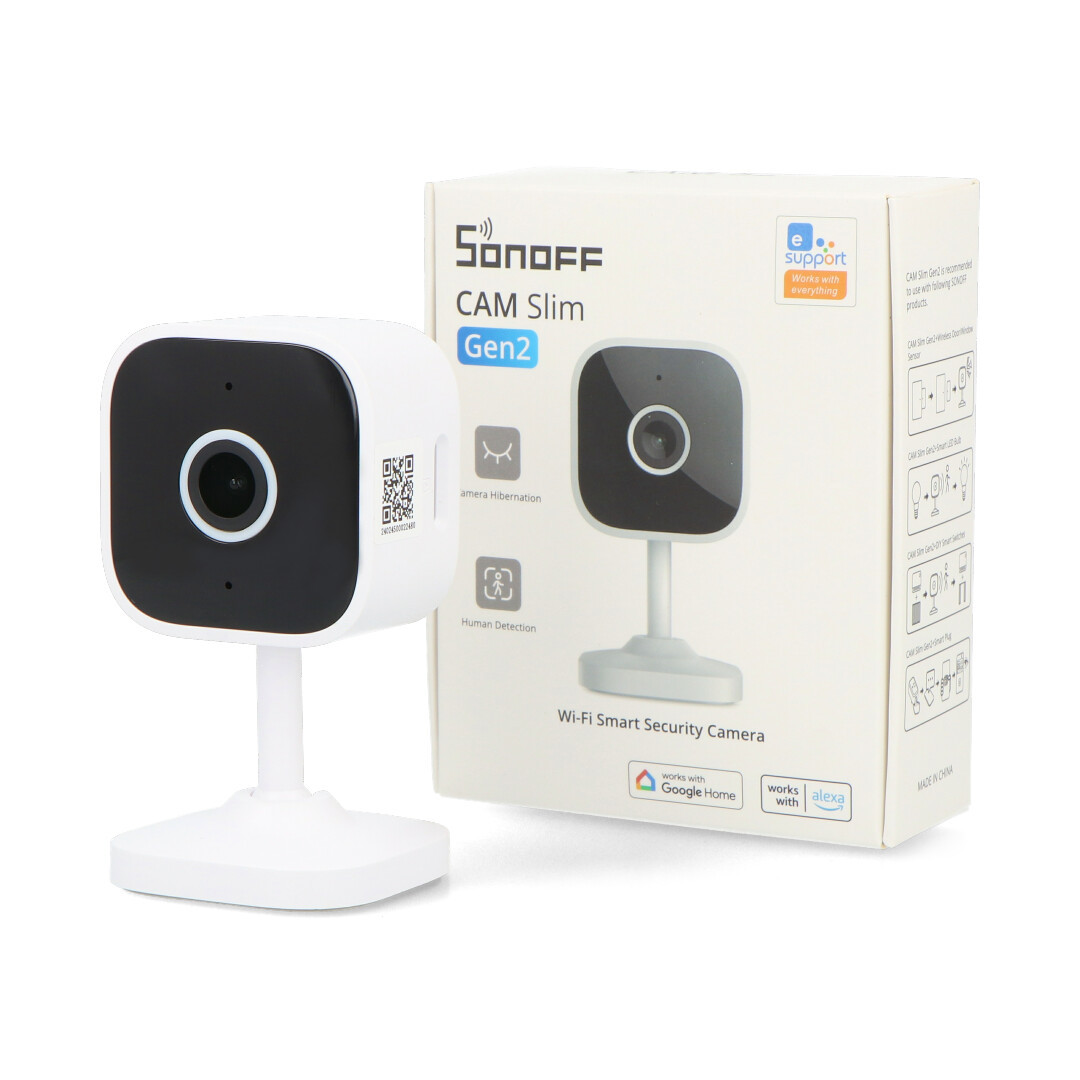 Sonoff Cam-S2 Gen. 2 - inteligentna kamera IP WiFi - aplikacja Android / iOS