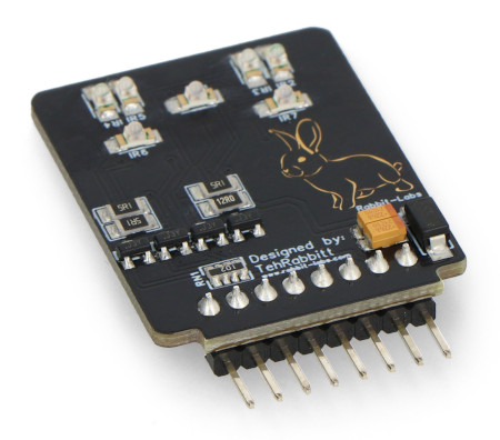 IR Blaster - wzmacniacz IR z 7 diodami LED do Flipper Zero - Rabbit Labs