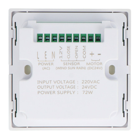 Sterownik panelowy / ścienny z zasilaczem do siłowników elektrycznych 24 V DC + pilot - Elektrobim STE-03