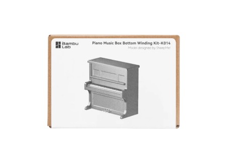 Piano Music Box Winding Kit-014 - zestaw do budowy pozytywki - Bambu Lab