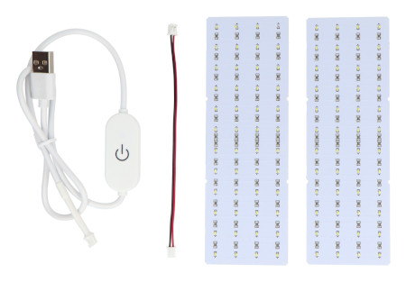 Zestaw podświetlenia LED Lithophane - KC009 - 96 x 144 mm - 2 szt. - Bambu Lab