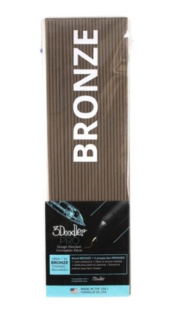 Filament 3Doodler PRO 3 mm - 25 sztuk - Bronze