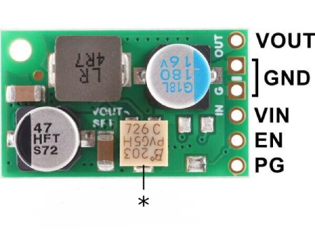 D30V30MAS - przetwornica step-down - 4,2 V - 15 V 3 A - Pololu 4875