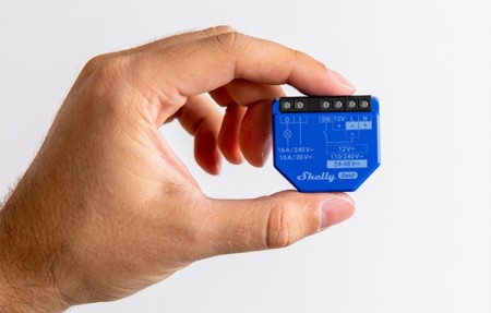 Shelly 1 Gen3 - 1-kanałowy przekaźnik dopuszkowy / sterownik - WiFi / Bluetooth - aplikacja Android / iOS - 4 szt.