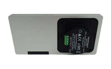 Shelly Wall Display X2 - inteligentny panel sterowania z przekaźnikiem 5 A i kolorowym wyświetlaczem WiFi / Bluetooth - biały