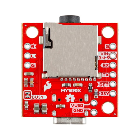 Audio Player Breakout - odtwarzacz MP3 i WAV - MY1690X-16S - SparkFun BOB-28038