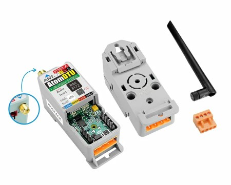 Atom DTU LoRaWANEU868 - moduł komunikacyjny LoRaWAN z anteną - STM32WLE5 - do modułów deweloperskich M5Atom - M5Stack A152-EU868