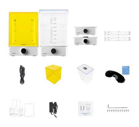 Zestaw urządzeń do mycia i utwardzania wydruków - Elegoo Mercury XS Bundle