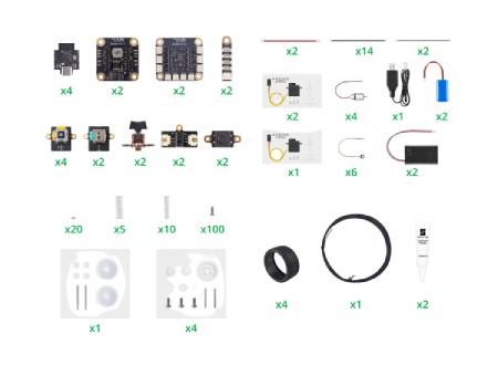 CyberBrick Ultimate Hardware Kit - ZK003 - zestaw do budowy i programowania zdalnie sterowanych modeli - Bambu Lab
