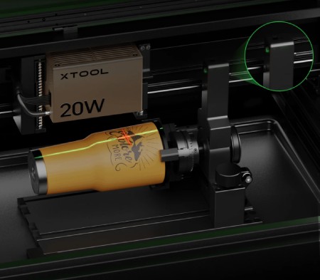 Zestaw akcesoriów do modułu obrotowego xTool RA2 Pro