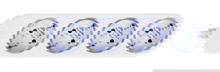 Shelly Power Strip 4 Gen4 - Inteligentna listwa zasilająca - biała