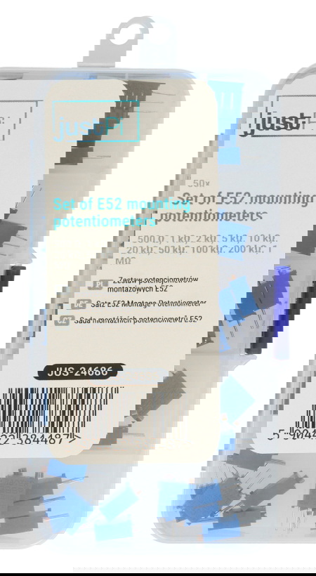 Zestaw potencjometrów montażowych E52 - 50 szt. - justPi