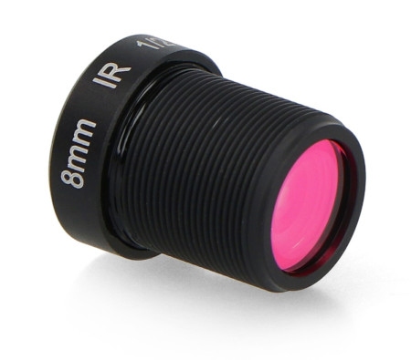 Obiektyw M2508ZH02 M12 8 mm 1/2,5'' - do kamer ArduCam - ArduCam LN002