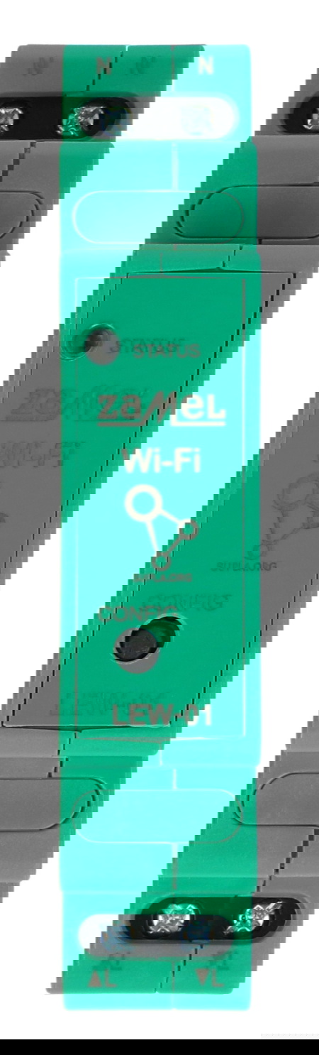 Zamel Supla LEW-01 - monitor energii elektrycznej - 1-fazowy 16 A - WiFi - aplikacja Android / iOS