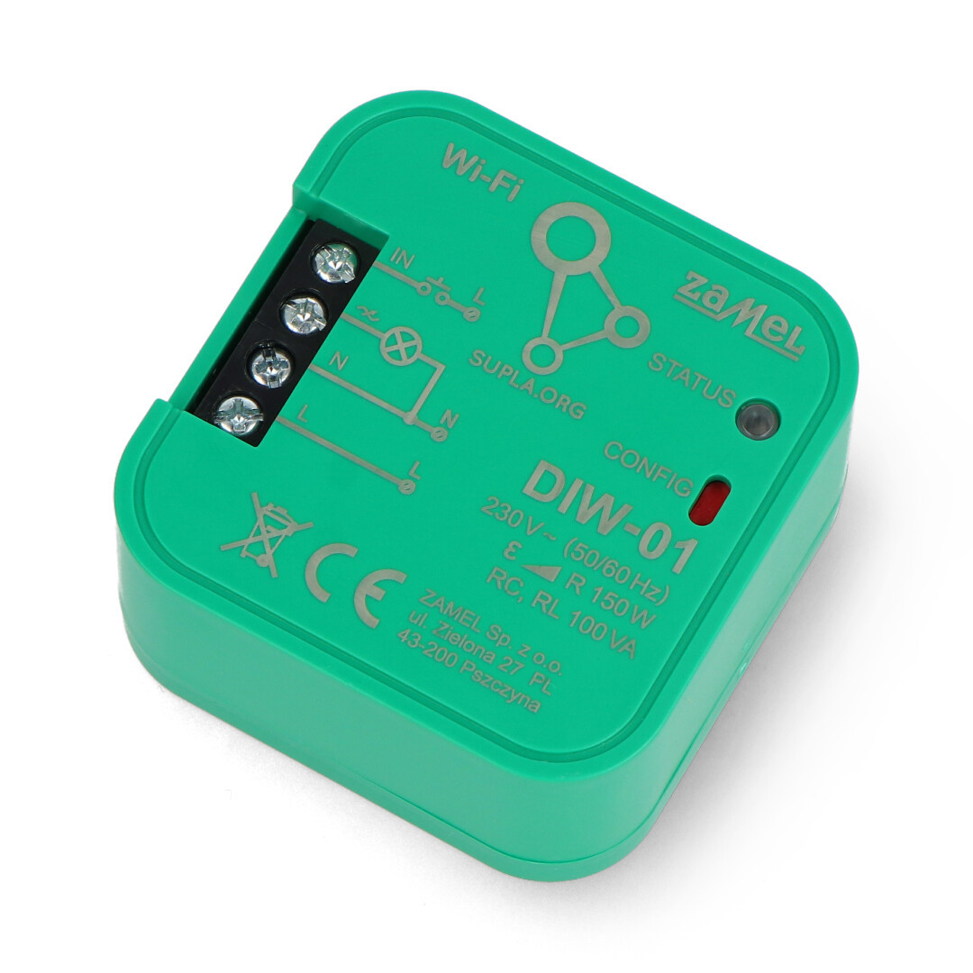 Zamel Supla DIW-01 - ściemniacz oświetlenia WiFi - aplikacja Android / iOS