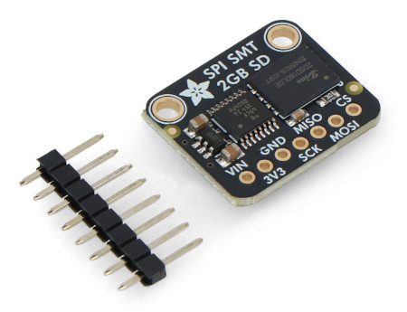SPI Flash SD Card - XTSD 2 GB - moduł z pamięcią NAND Flash - Adafruit 6038