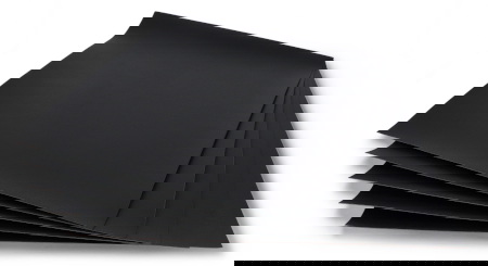 Tkanina z eko-skóry PU 300 x 300 mm - Bambu Lab - Black - 5 szt.