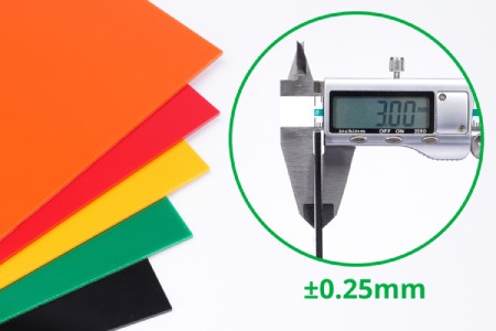 Płyta akrylowa - 3 mm - 300 x 300 mm Bambu Lab - Orange - 3 szt.