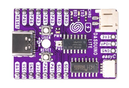Dasduino LITE - ATTiny1604 - zgodna z Arduino - bez złącz - Soldered 333008