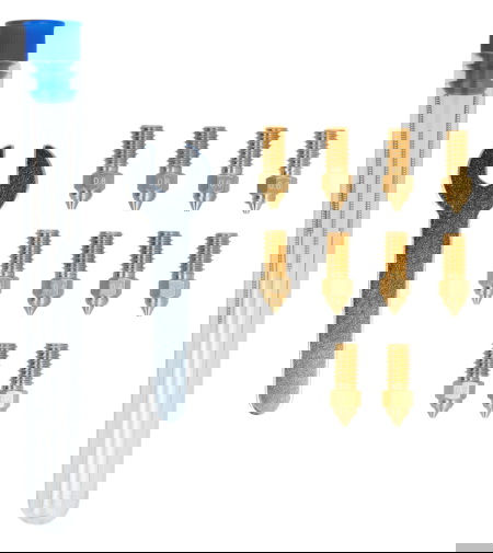 Zestaw dysz 0,2 mm / 0,4 mm / 0,6 mm / 0,8 mm do drukarek 3D Elegoo Neptune 4 / 4 Pro - mosiądz