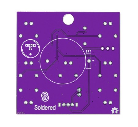 LED dice - zestaw edukacyjny do nauki lutowania - Attiny404 - Soldered 333140