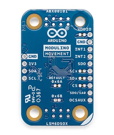 Arduino Modulino Movement - 6-osiowy IMU - akcelerometr i żyroskop - LSM6DSOXTR - Qwiic - ABX00101