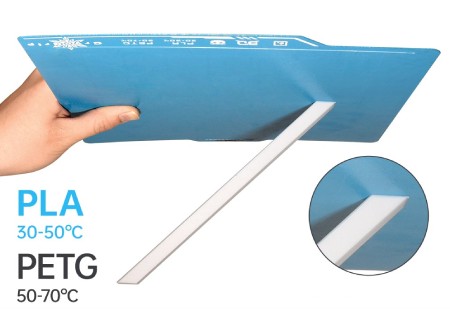 BIQU Panda Buildplate CryoGrip Pro Frostbite - dwustronna magnetyczna nakładka - do drukarek Bambu Lab X1,P1 i A1 - 257 x 257 mm