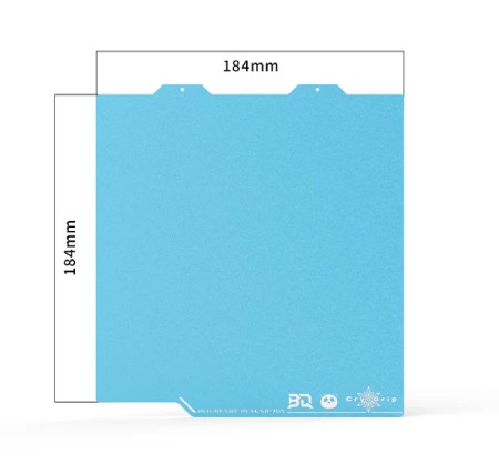 BIQU Panda Buildplate CryoGrip Pro Frostbite - dwustronna magnetyczna nakładka - do drukarek Bambu Lab X1,P1 i A1 - 257 x 257 mm