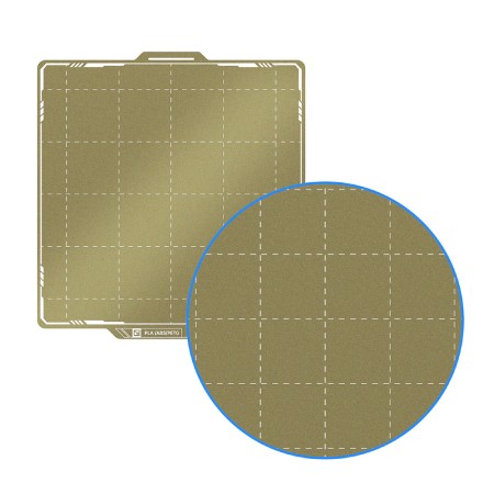BIQU Panda Build Plate Textured PEI x Smooth PEO - dwustronna magnetyczna nakładka - do drukarek Bambu Lab P1, X1 i A1 - 257 x 257 mm