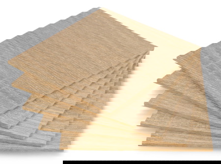 Płyta HDF sonoma - 3 mm - 110 x 120 mm - 5 szt.