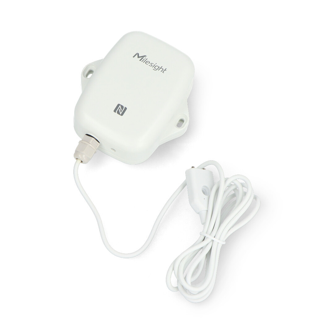 Inteligentny czujnik zalania punktowego LoRaWAN z pomiarem temperatury i wilgotności IP67 - Milesight EM300-SLD