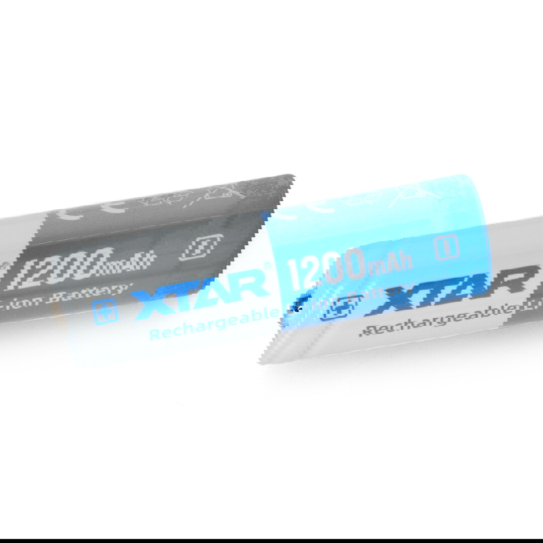 Ogniwo 14500 Li-Ion Xtar 1200mAh z zabezpieczeniami