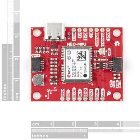 Moduł GPS NEO-M8U - Dead Reckoning - Qwiic - SparkFun GPS‑16329
