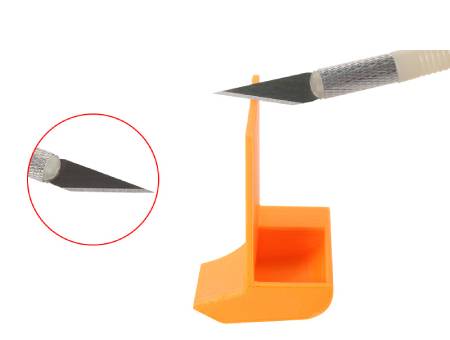 Zestaw noży precyzyjnych do obróbki wydruków 3D - 13 ostrzy + 3 uchwyty