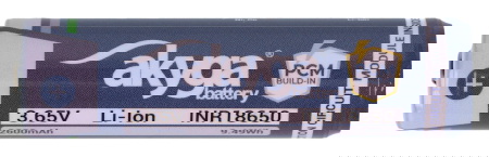 Ogniwo 18650 Li-Ion Akyga INR18650-26M-PCM 3,65 V / 2600 mAh z zabezpieczeniami