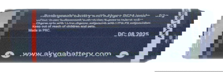 Ogniwo 18650 Li-Ion Akyga INR18650-35M-PCM 3,6 V / 3500 mAh z zabezpieczeniami