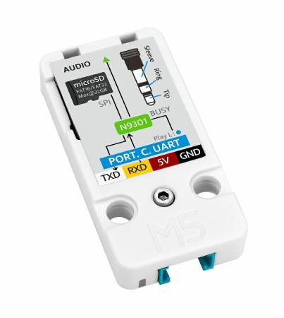 AudioPlayer - odtwarzacz audio MP3 / WAV - N9301 - moduł rozszerzeń Unit - M5Stack U197
